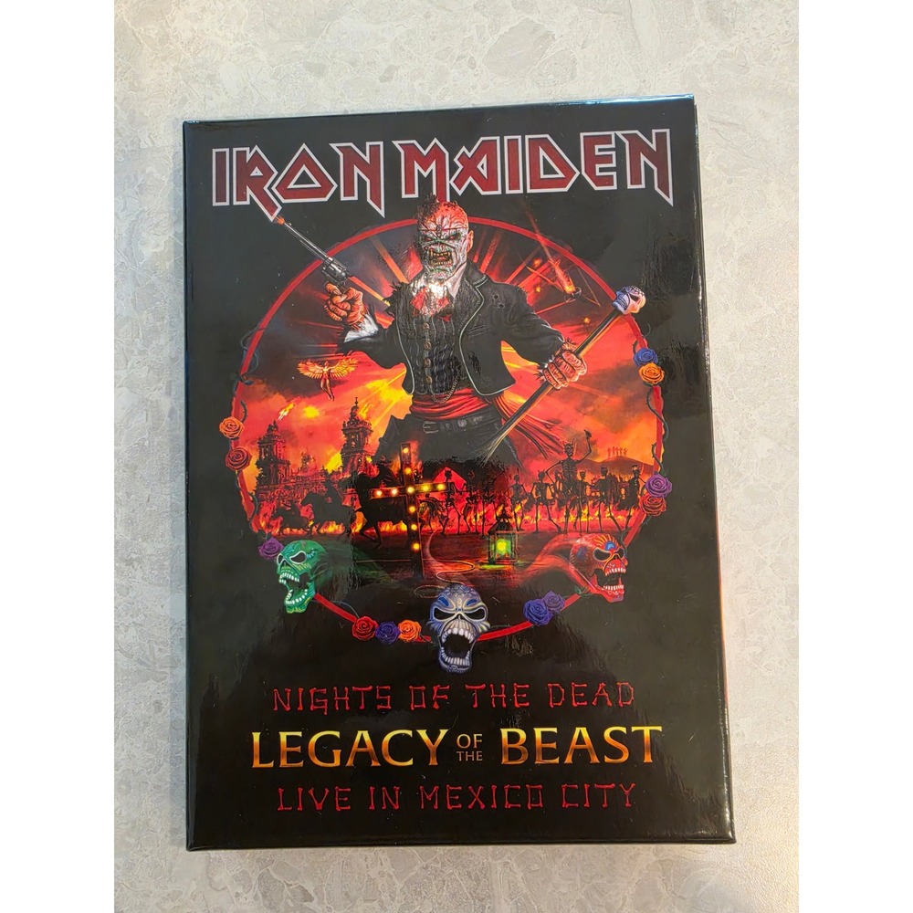Iron Maiden Nights of the Dead Legacy of the Beast Live in Mexico City 2-CD Book